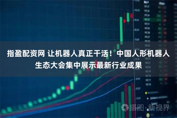 指盈配资网 让机器人真正干活！中国人形机器人生态大会集中展示最新行业成果